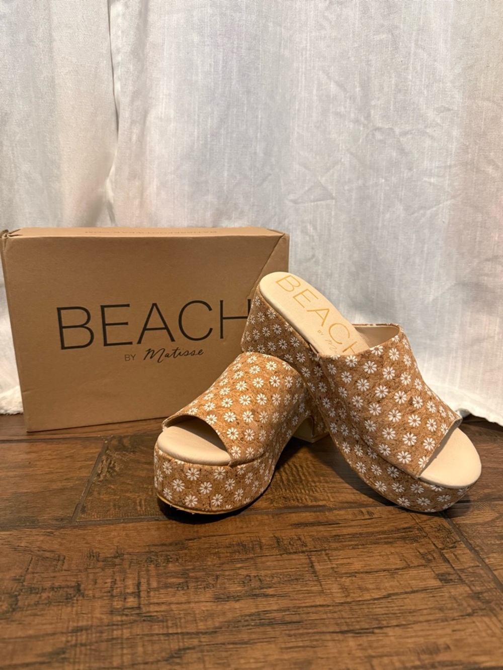 Beach by Matisse Women's Cork Floral Platform Mule